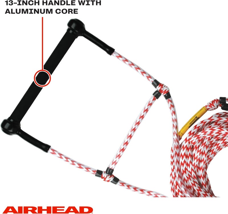 AIRHEAD Deep V Ski Rope with 12" Floating Handle - 75 ft Length - Image 4
