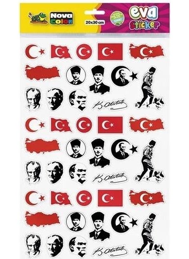 Nova Color - Eva Sticker Atatürk - Image 1