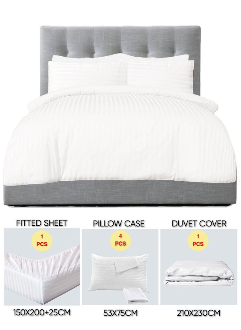 6 Pieces Queen Size Duvet Cover Set