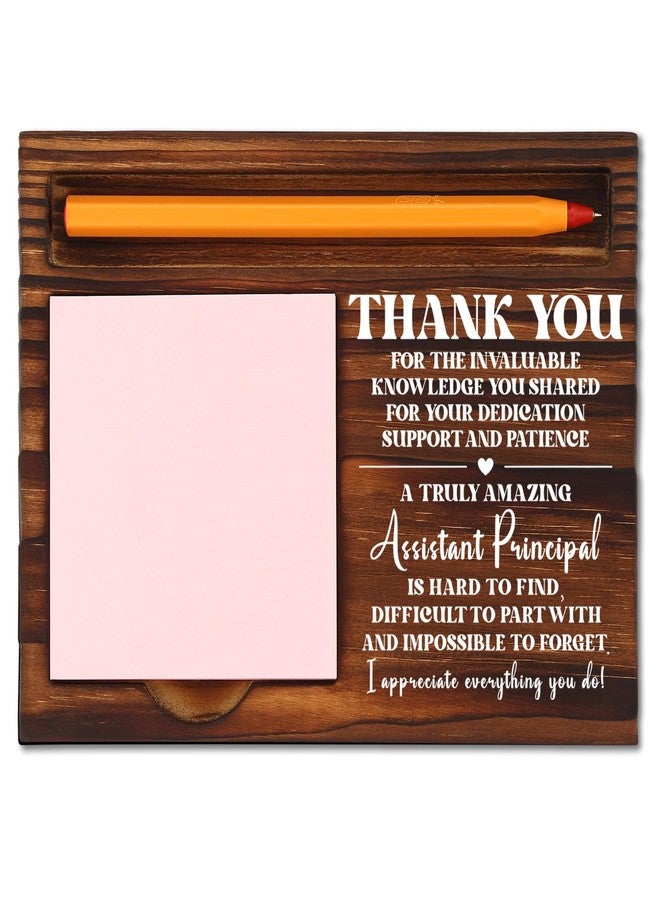 TRCENDE Thank You Gift for Assistant Principal, Positive Affirmations Decor Assistant Principal Appreciation Gifts, Assistant Principal Gift Ideas, Vice Principal Desk Retro Note Pad Holder XB456 - Image 3