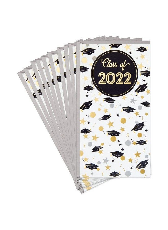 Hallmark Pack Of 10 Graduation Money Holders Or Gift Card Holders With Envelopes (Class Of 2022 Celebrate)  - Image 2