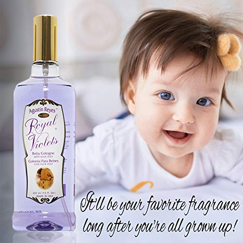 Royal Violets Agustin Reyes Royal with Aloe Vera Violets - Baby Cologne Spray Bottle by Royal Violets. (1) - Image 3