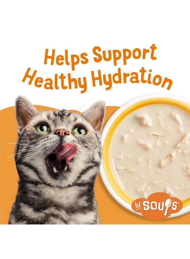 فريسكس طعام القطط الرطب الطبيعي الخالي من الحبوب من بورينا فريسكيز، مكافآت سهلة اللعق، حساء صغير بنكهة الدجاج المفتت - (عبوة من 8 عبوات) 1.2 أونصة - Image 4