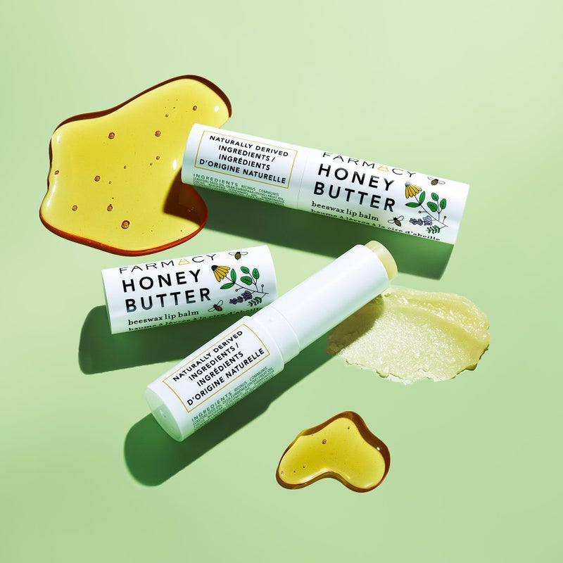Farmacy Beeswax Lip Balm - Honey Butter Moisturizing Lip Care Enriched with CupuaÃ§u & Cocoa Butters, Proprietary Honey Blend and Vitamin E to Nourish, Soften & Heal (3.4g) - Image 4