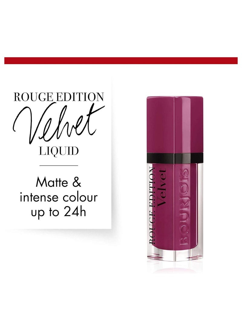 Bourjois Paris Rouge Edition Lipstick, 7.7 ml, Velvet 14 - Image 3