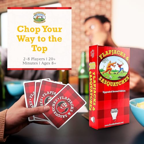 Prolific Games Flapjacks & Sasquatches - Upgraded 2nd Edition, Family Card & Dice Game for 2-8 Players, 20-Minute Rounds, Fun for Kids & Adults, Perfect for Family Game Nights and Camping Trips - Image 5