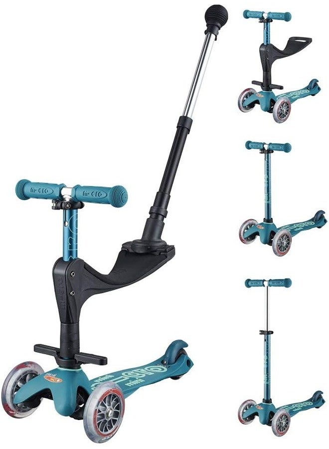 Micro Scooters- Mini Deluxe 3 in 1 Deluxe Plus - Ice Blue | Scooter for Kids | Kids Scooter | Scooter with LED Wheels | Scooter for Kids 3-5 Years - Image 1