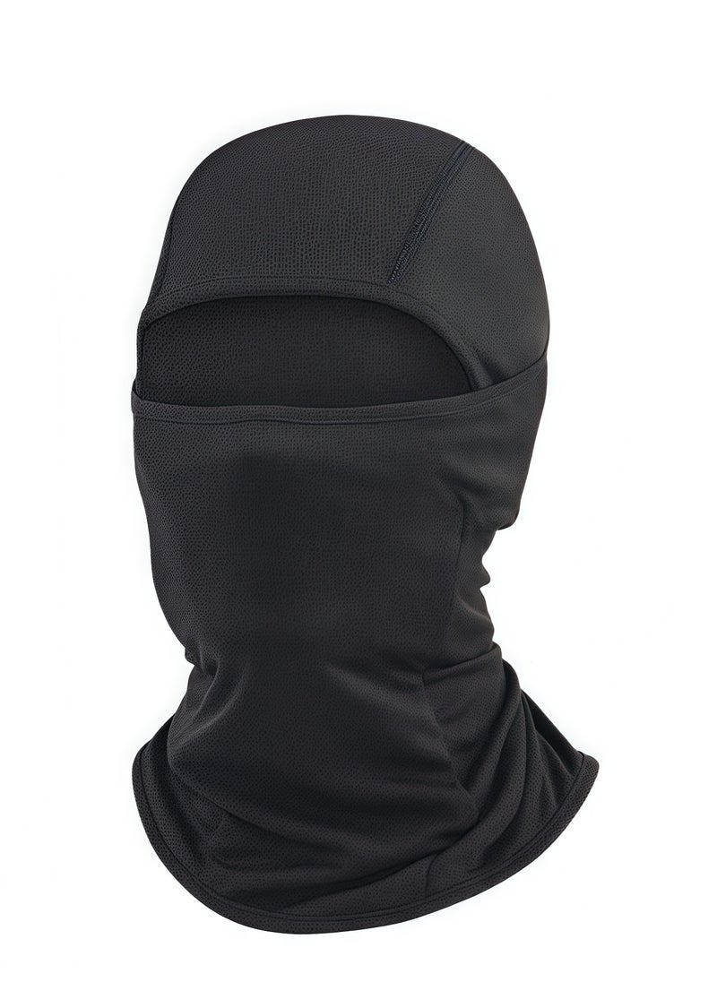 Generic Cycling mask, ski mask, windproof full face mask, UV protection, dust and wind protection, suitable for motorcycle, cycling, running, outdoor activities, black  - Image 1