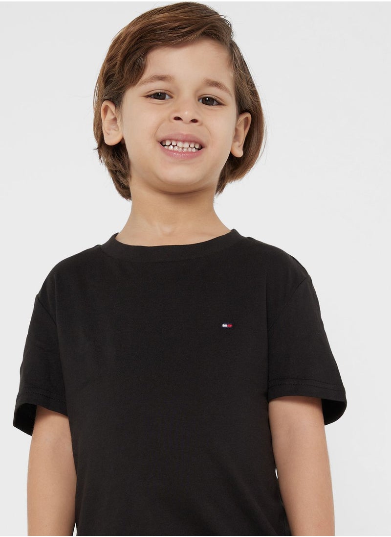 TOMMY HILFIGER - Youth 2 Pack Essential T-Shirt - Image 1