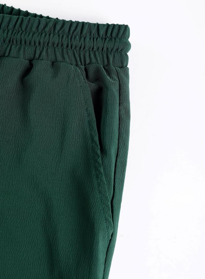 Take Two Men Dark Green Solid Shirt and Pants Co-Ords - Image 5