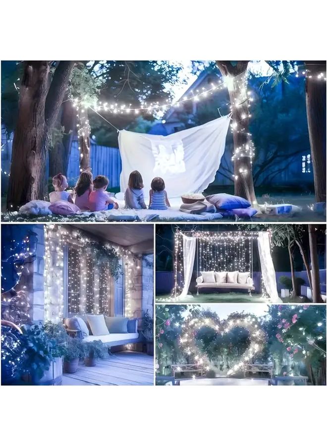 Solar Powered Firecracker Light 100LED Warm White 16 4FT 8 Modes Remote Control - Image 5