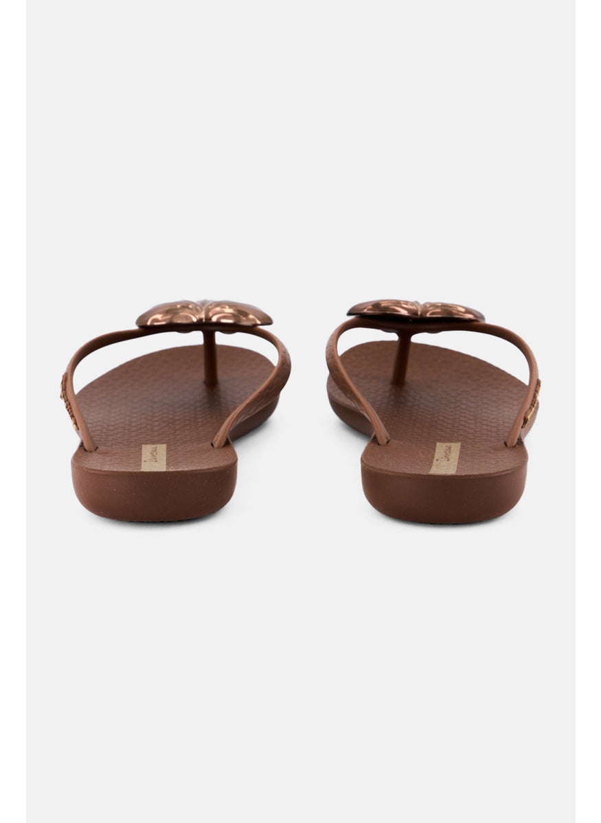 Ipanema Women Slip On Fashion Slippers, Brown  - Image 2