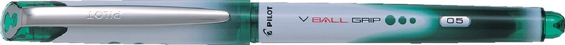 Pilot V Ball Grip Liquid Ink Pen, Green, 1mm, 12 Pens