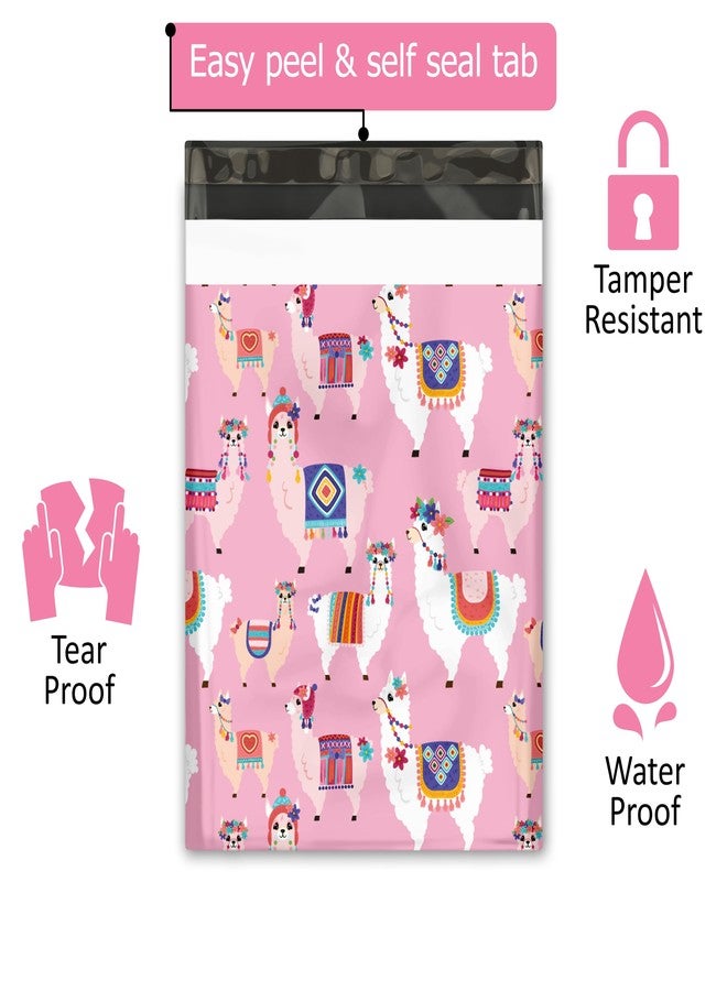 Pro Supply Global 10x13 (100) Lovely Llama Designer Poly Mailers Shipping Envelopes Premium Printed Bags - Image 2