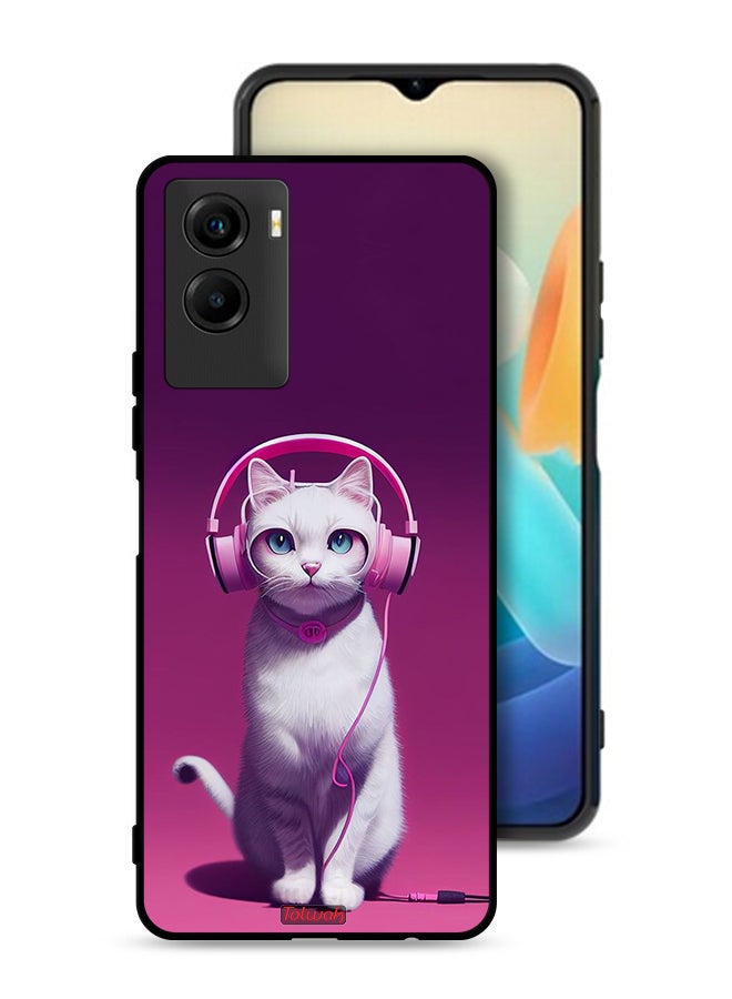 Tolwak Vivo Y55s 5G (2021) Protective Case Cover Cute Kitten - Image 1