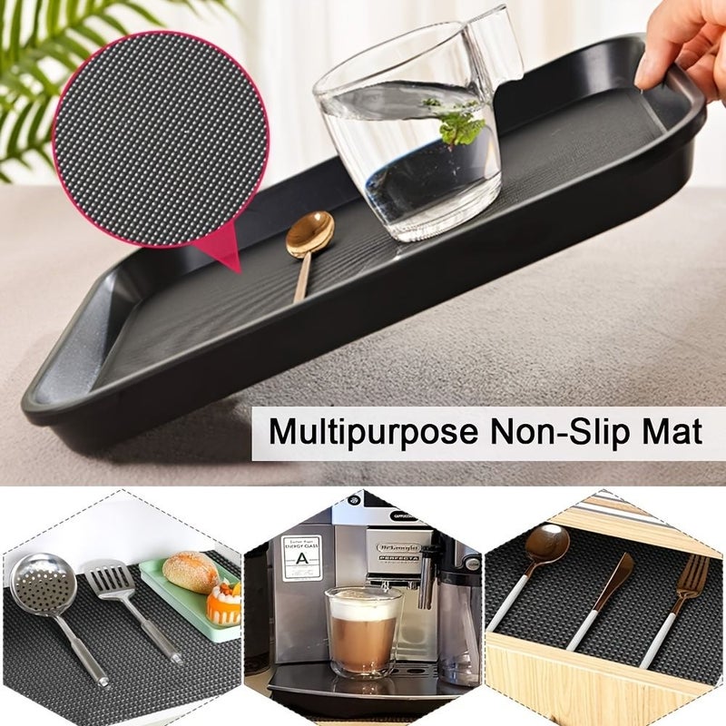 Non Slip PVC Mesh Mat 19.69x31.5 Inch Black For Drawer Floor Boot Multifunctional Universal - Image 5