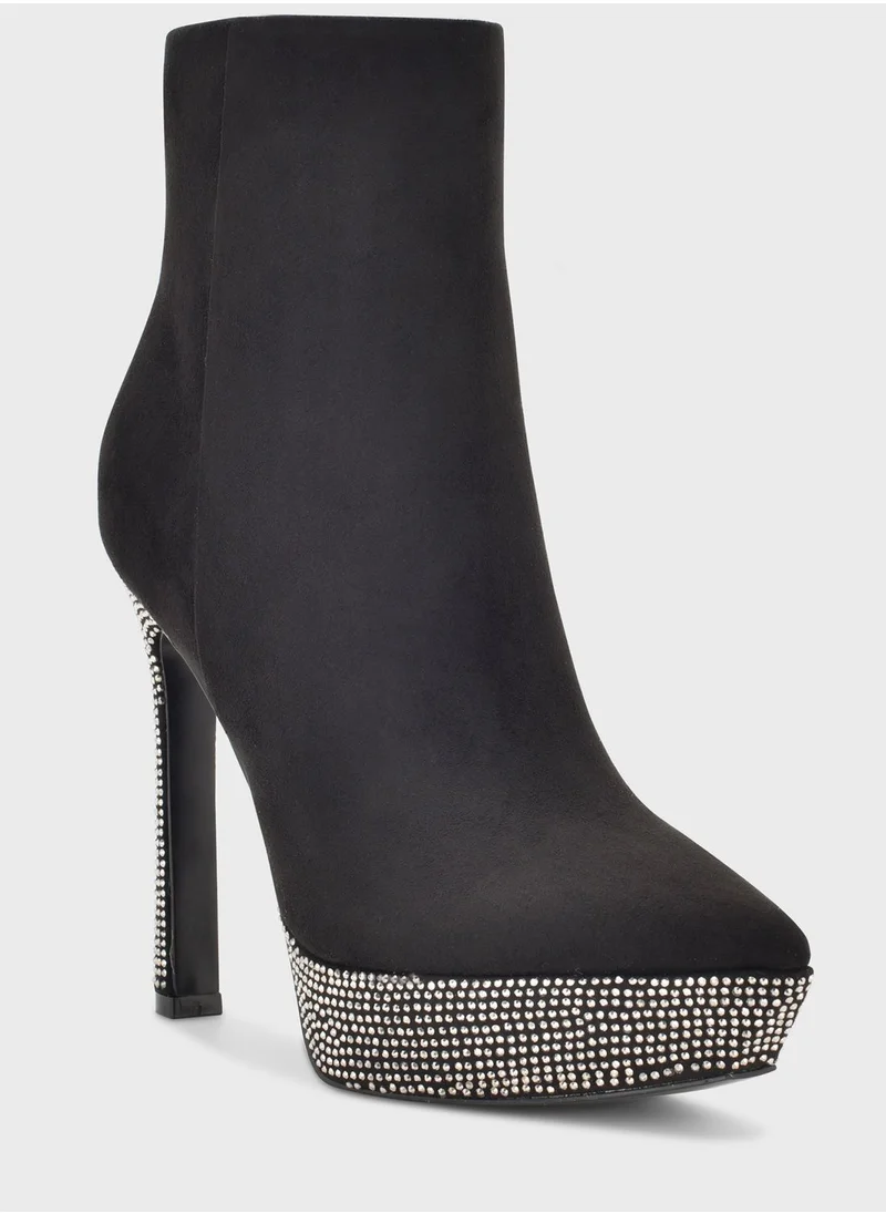 NINE WEST Pointed Toe Ankle Boots