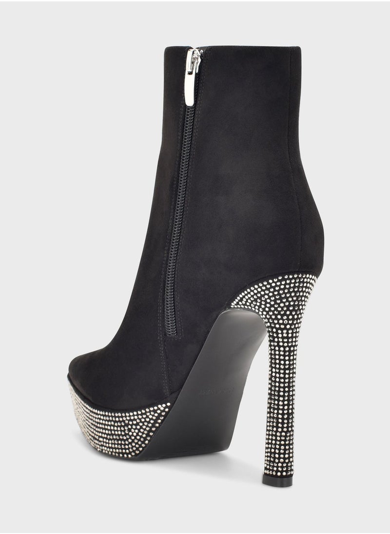 NINE WEST أحذية الكاحل ذات المقدمة المدببة  - Image 4