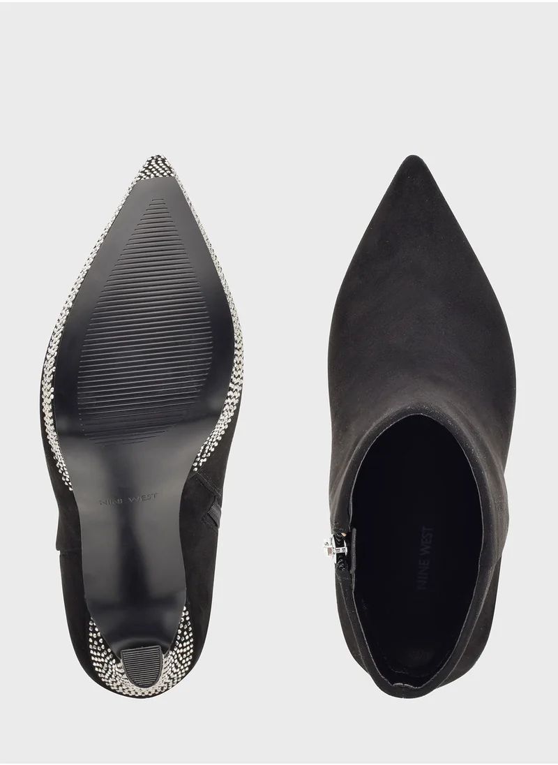 NINE WEST Pointed Toe Ankle Boots