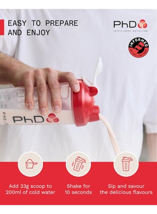 Whey Protein - Protein supports muscle growth and maintenance, 25g protein|low sugar| 30 servings|flavour Vanilla | 1kg - per 33g serving - view 5
