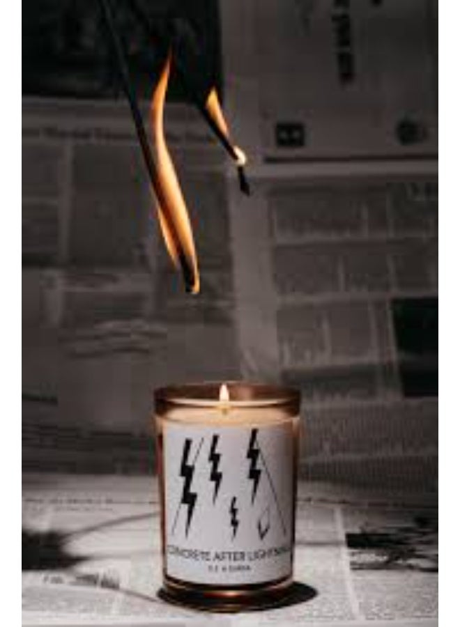 D.S. & DURGA Concrete After Lightning Candle 198g - Image 3