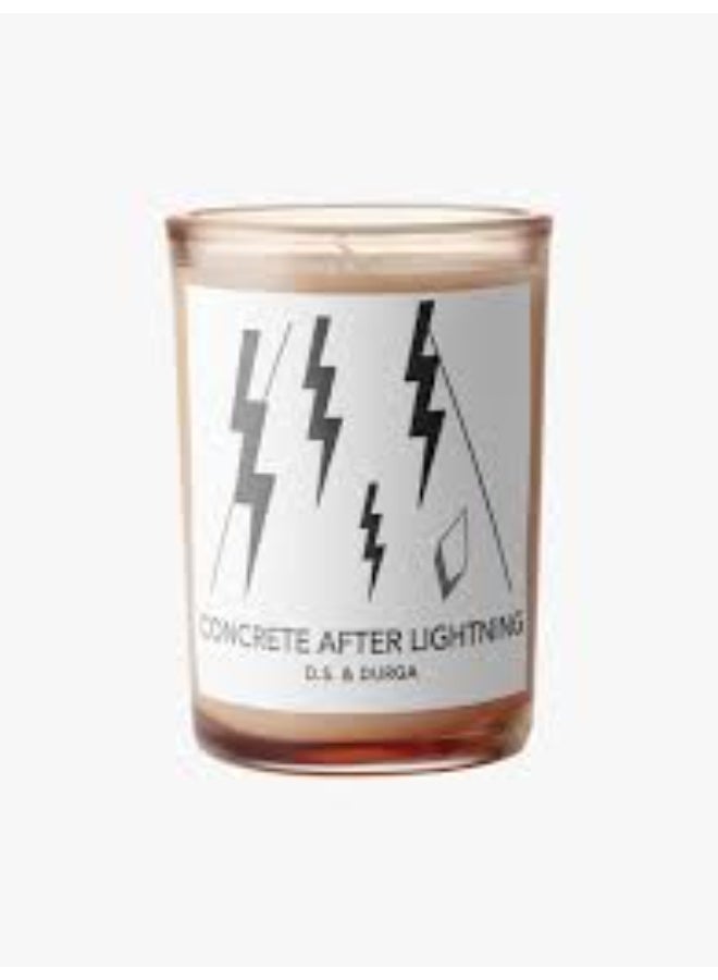 D.S. & DURGA Concrete After Lightning Candle 198g - Image 1