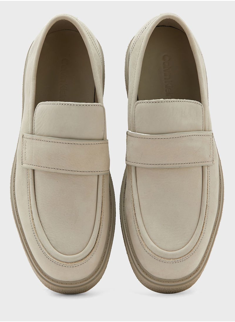 CALVIN KLEIN - Crepe Casual Slip Ons Lofers - Image 1
