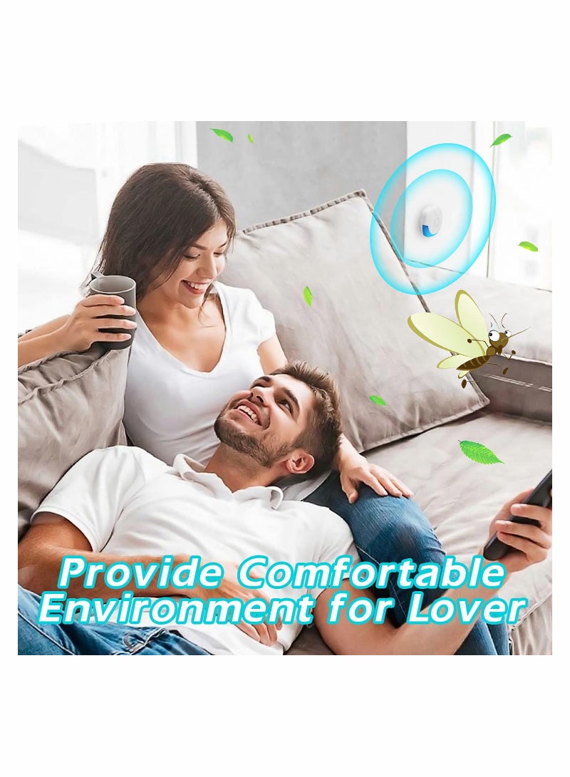 Zikra Ultrasonic Pest Repeller 6 Packs Electronic Plug Control Mosquito Indoor for Home Office Bugs Roaches Spiders Flies Mosquitoes Bat Fleas Rodents - Image 2