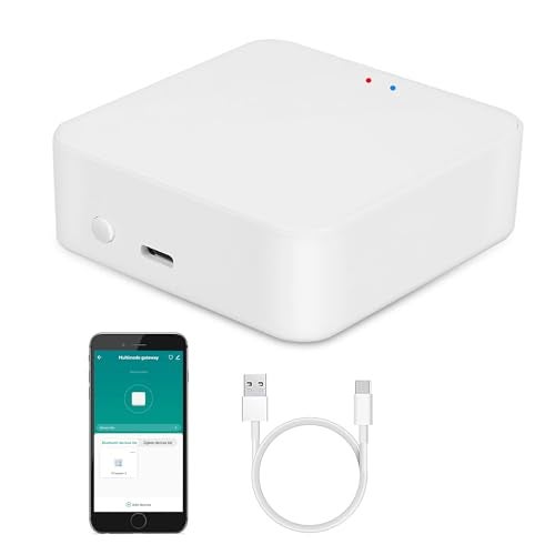 SENCKIT Smart Multi-mode Gateway: ZigBee 3.0 & Bluetooth & Mesh Hub, App Remote Control, Intelligent Bridge Wireless Smart Home Gateway Voice Control via Alexa/Google Home (ONLY Surport Tuya Smart Devices) - Image 1