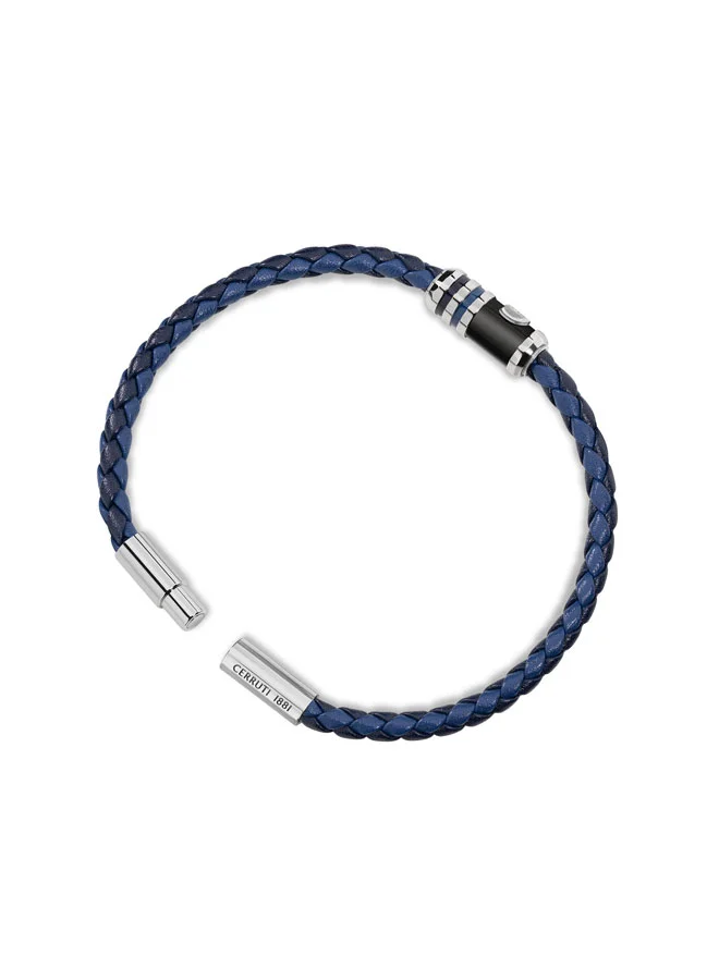 CERRUTI 1881 Venezio BraceletDual Leather Tone with Enamel DetailingClassic and Elegant Design for Modern Urban Gentleman