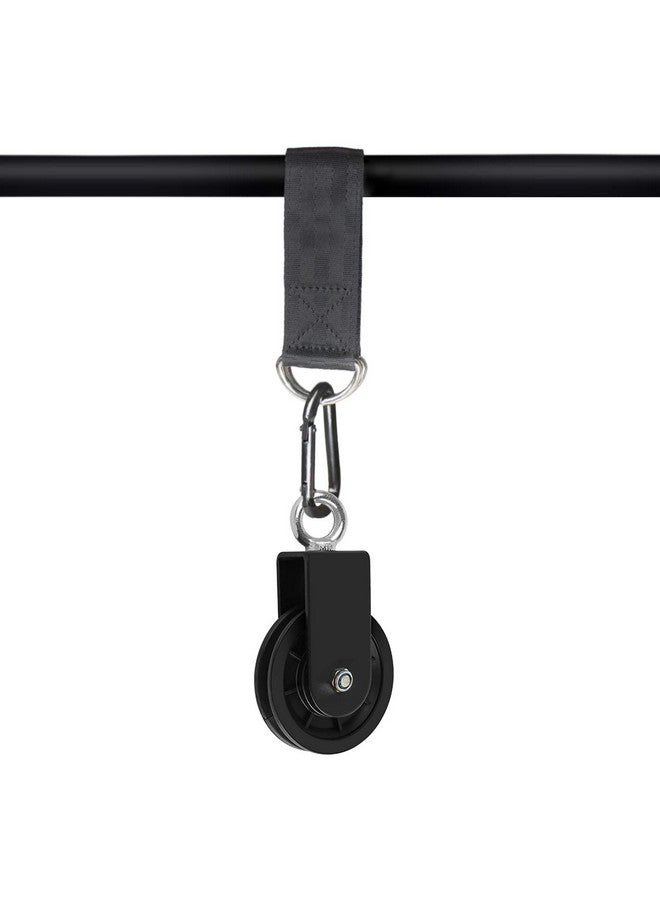 LFJ Cable Pulley With Swing Strap Carabiner Gym Pulley Wheel Set For Lat Pulley System Diy Pull Down Attachment,Ladder Lift,Home Gym Equipment (2) - Image 2