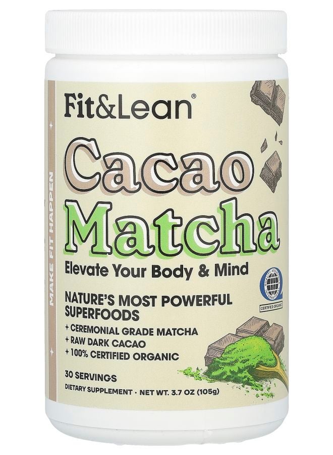 Fit & Lean Cacao Matcha 3.7 oz (105 g)