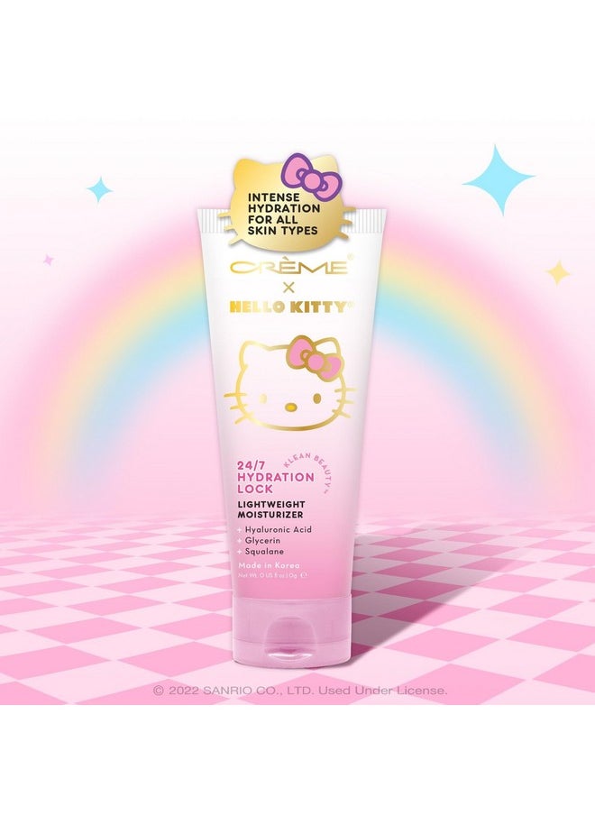 ذا كريم شوب - X Sanrio Hello Kitty 24/7 Hydration Lock مرطب خفيف الوزن من Klean Beauty ™ Line ترطيب نهائي غير دهني للعناية بالبشرة النظيفة والآمنة مع حمض الهيالورونيك والجلسرين سكوالان - Image 1