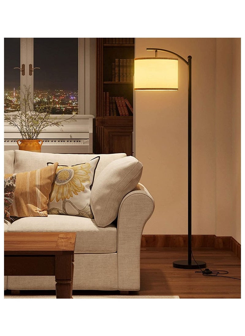 Cool Baby - COOLBABY Floor Lamp for Living Room Standing lamp with 3 Color Temperatures Linen lampshade - Image 1