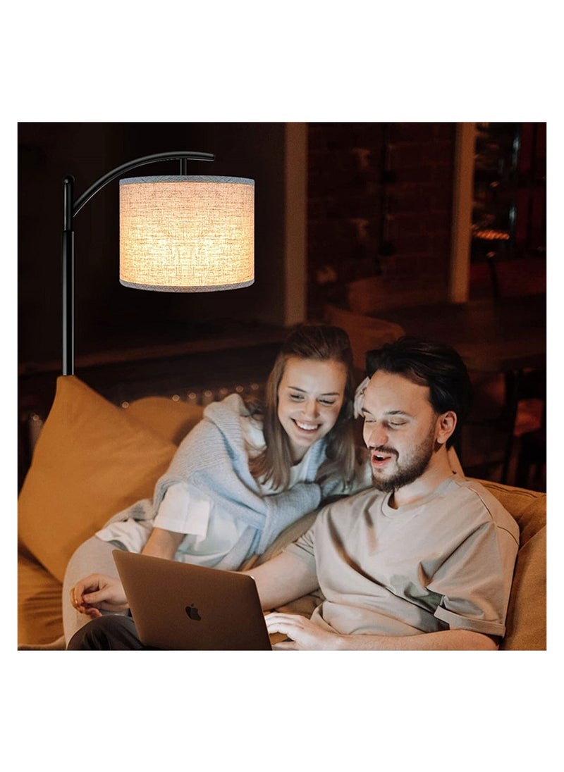 Cool Baby - COOLBABY Floor Lamp for Living Room Standing lamp with 3 Color Temperatures Linen lampshade - Image 1