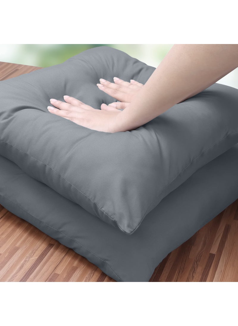Utopia Bedding Utopia Bedding Throw Pillows Insert (Pack of 2  Grey) - 24 x 24 Inches Bed and Couch Pillows - Indoor Decorative Pillows  - Image 3