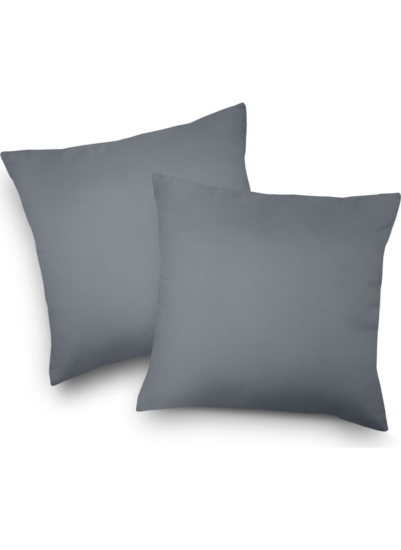 Utopia Bedding Utopia Bedding Throw Pillows Insert (Pack of 2  Grey) - 24 x 24 Inches Bed and Couch Pillows - Indoor Decorative Pillows  - Image 2