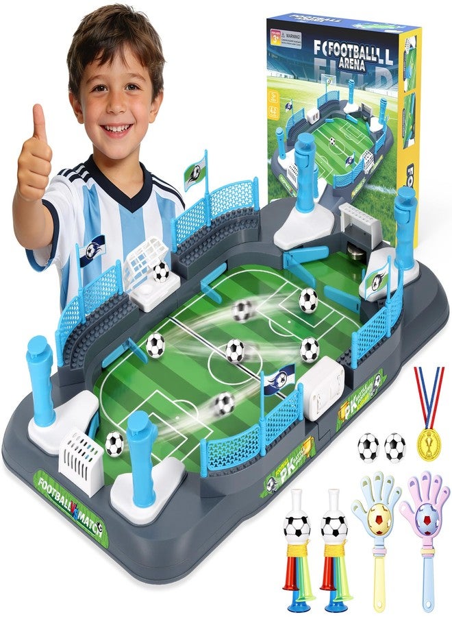 Mastom Soccer Board Game for Kids, 20" Interactive Tabletop Foosball Game with Scoreboard & Goal Bell, Indoor Playroom Family Toys Educational & Active Toy for Boys Girls Ages 3+ - Image 1