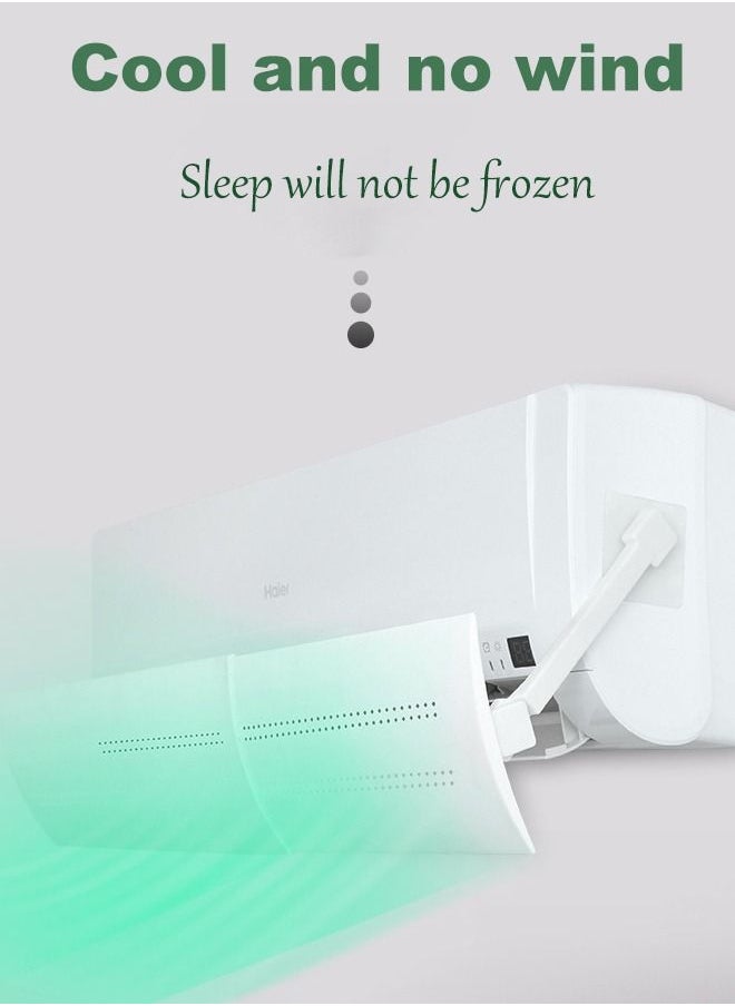 Arabest Air-conditioning Deflector, Adjustable Without Punching, Anti-direct Blowing Plastic Hook to Block the Wind, Suitable for Household Split Air Conditioners  - Image 3
