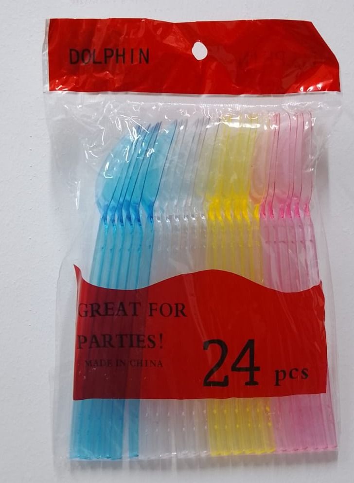 دولفين ملاعق بلاستيك - 24 قطعة 0836038