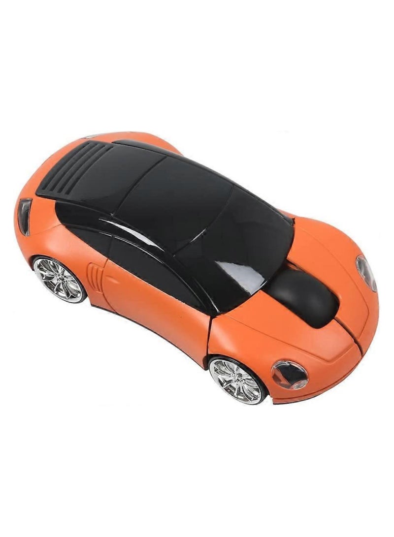 2.4GHz Sports Car Wireless Mouse USB Scroll 1600DPI Car Shaped Wireless Mouse Convenient Lightweight for Laptop/PC - Image 1