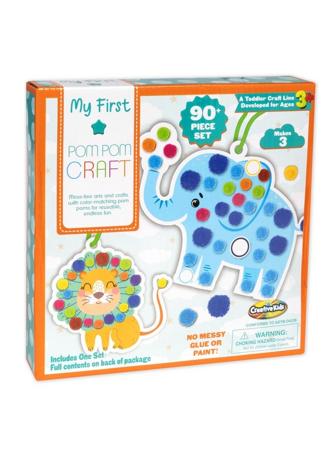 Creative Kids My First Pom Pom Craft Kit for Kids Ages 3+ - Image 1