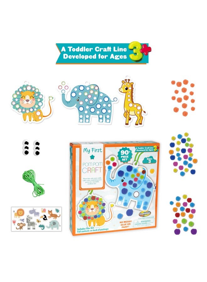 Creative Kids My First Pom Pom Craft Kit for Kids Ages 3+ - Image 3