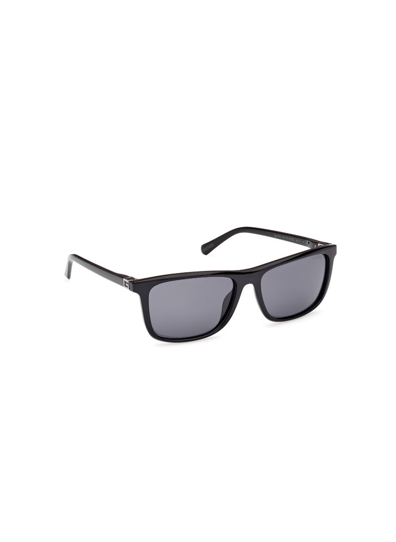 GUESS GUESS Plastic Rectangular Full Rim Men Polarized Sunglass  - Image 3