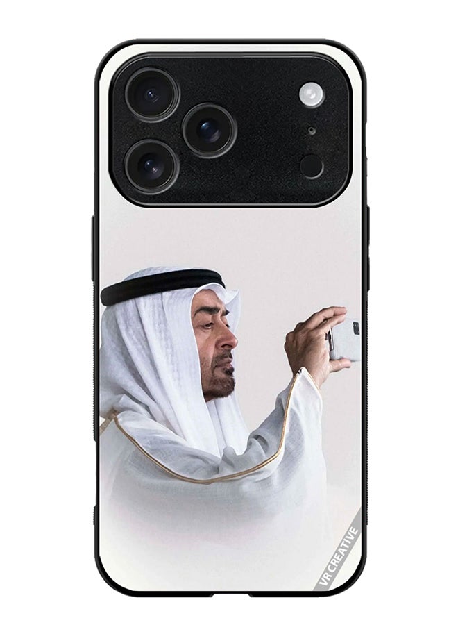 VR CREATIVE Protective Case Cover For Apple iPhone 17 Pro Max Sheikh Mohamed Bin Zayed Al Nahyan Design Multicolour