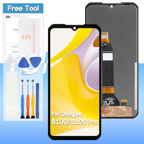 Yondista Screen Replacement for Doogee S100 / S100 Pro 6.58" LCD Display Touch Digitizer Assembly with Tools - Image 1
