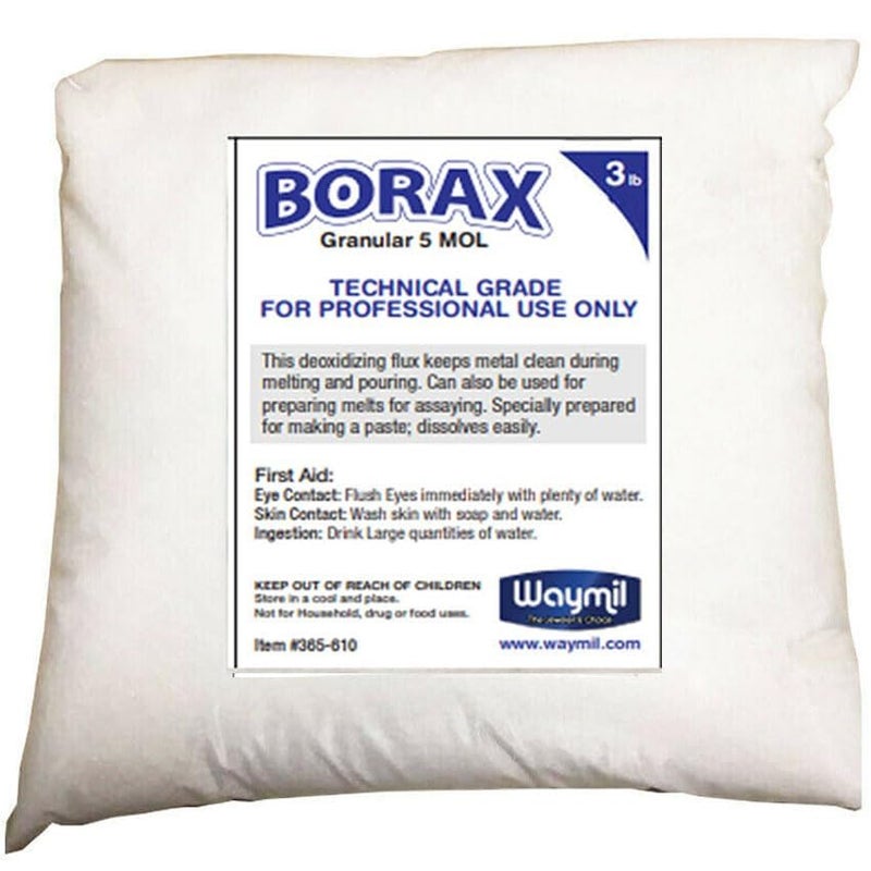 waymil 3 lb Borax Flux Glaze Crucibles Melting Gold Silver Melting Soldering, Casting Jewelry Porfessional USE - Image 5