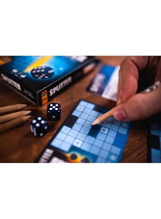 Pandasaurus Games Splitter Dice Game - A Symmetrical Challenge of Numbers and Strategy, Roll-and-Write Puzzle Game, Family Game for Kids and Adults, Ages 8+, 1-12 Players, 15 Minute Playtime, Made by Pandasaurus Games - Image 5