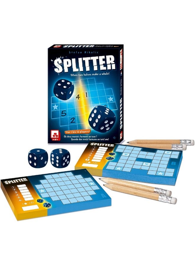 Pandasaurus Games Splitter Dice Game - A Symmetrical Challenge of Numbers and Strategy, Roll-and-Write Puzzle Game, Family Game for Kids and Adults, Ages 8+, 1-12 Players, 15 Minute Playtime, Made by Pandasaurus Games - Image 3