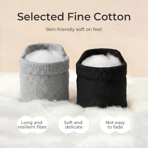 Bearbay Baby Non Slip Ankle Socks with Grippers (9 Pair) for 0 months-7 years old Walking Socks for Infant Toddler Kids Boys Girls - Image 5